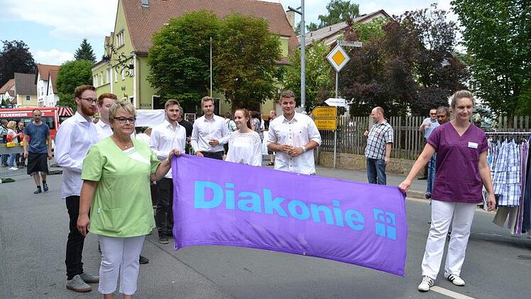 Impressionen vom Mainleuser Kirchweih-Umzug. Foto: Uschi Prawitz
