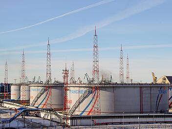 Ölterminal in Russland