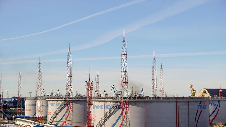 Ölterminal in Russland