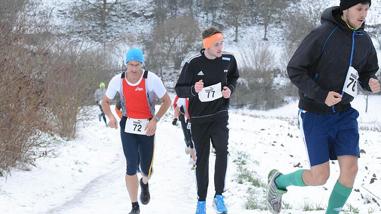 Schwierig, aber laufbar: Zu kämpfen hatten alle Sportler mit dem glatten Untergrund. Foto: ssp