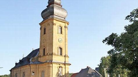Die katholische Pfarrkirche St. Aegidius in Frauendorf.  gst