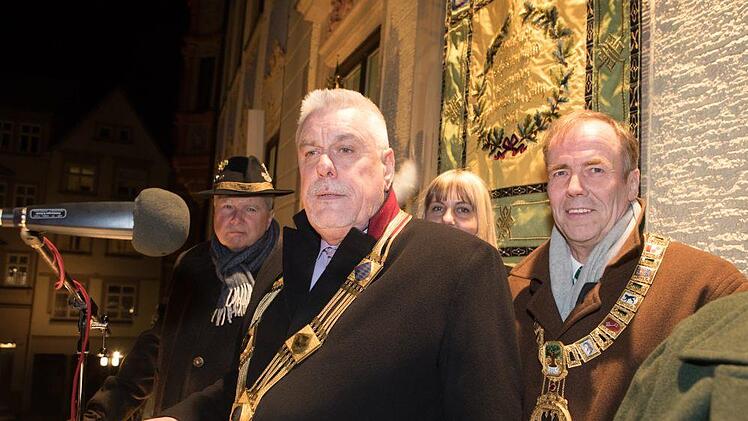 Prinz Andreas, OB Norbert Tessmer, Zweite Bürgermeisterin Birgit Weber und DSB-Präsident Hans-Heinrich von Schönfels. Foto: Barbara Herbst