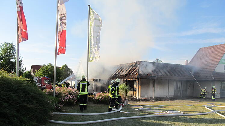Feuerwehr Ansbach Brand 1