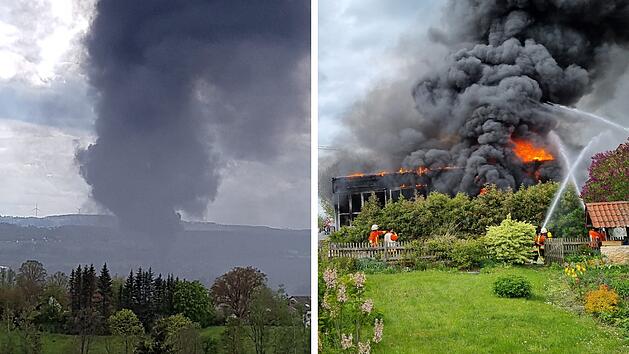 Thurnau: 230 Einsatzkr&auml;fte verhindern Flammen-Katastrophe