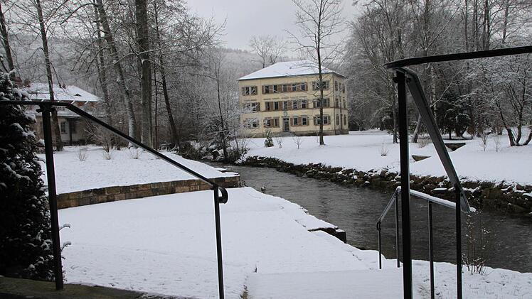 Winter im Staatsbad Bad Brückenau (Januar 2015)Foto: Ulrike Müller