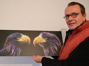 Gerd Wetzels präsentiert in einer ersten eigenen Ausstellung seine Fotokunst.Heike Beudert