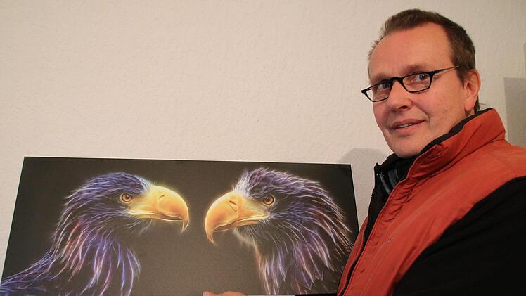 Gerd Wetzels präsentiert in einer ersten eigenen Ausstellung seine Fotokunst.Heike Beudert
