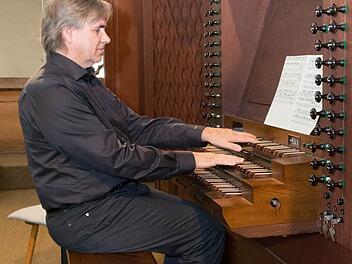 Regionalkantor Peter Rottmann in Aktion. Foto: Björn Hein