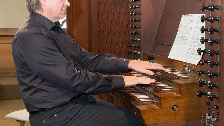 Regionalkantor Peter Rottmann in Aktion. Foto: Björn Hein