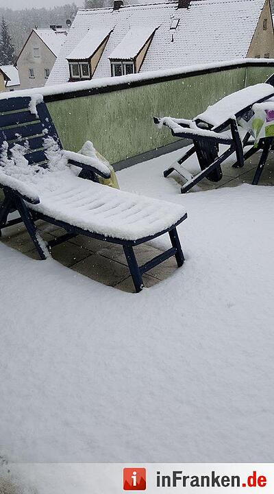 Franken: Ostermontag versinkt im Schnee