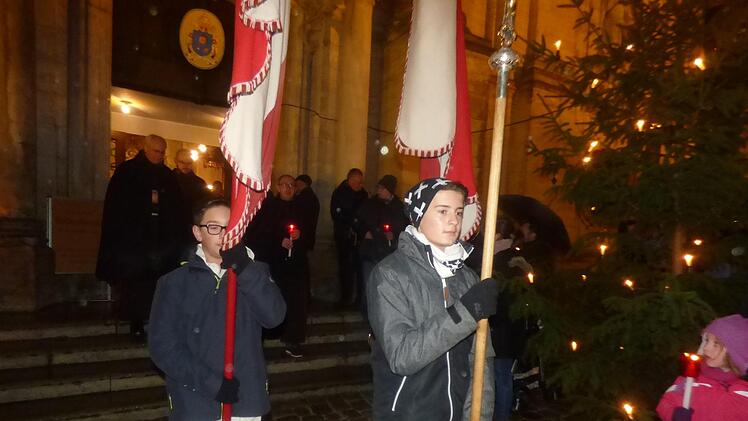 Bei der Lichterprozession in GößweinsteinThomas Weichert