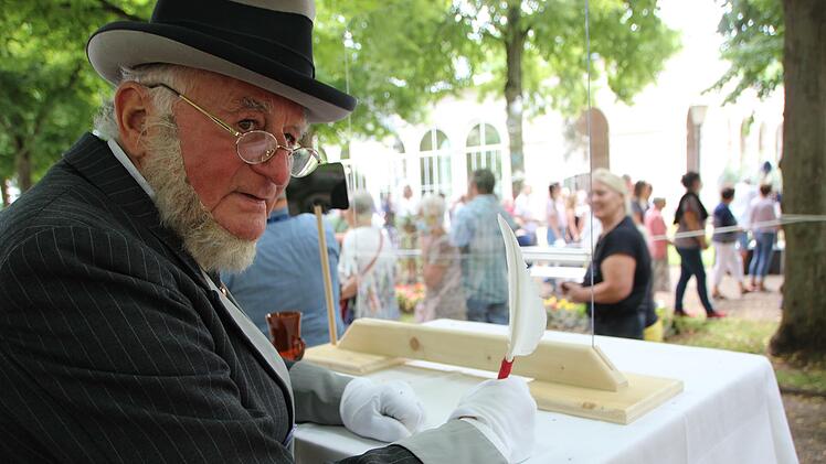 Impression von der Autogrammstunde. Foto: Johannes Schlereth