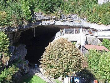 Der Eingang zur Teufelshöhle.