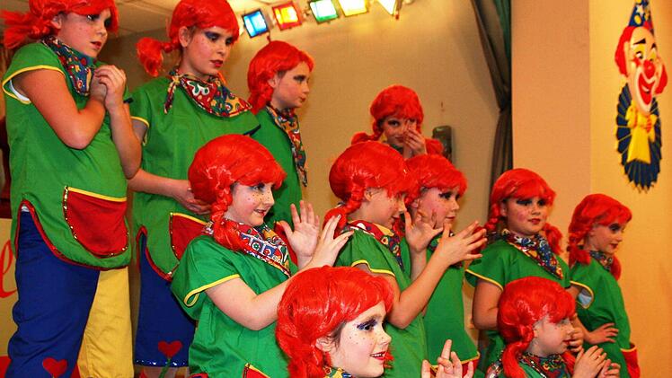 Die Minigarde mit Pippi Langstrumpf.