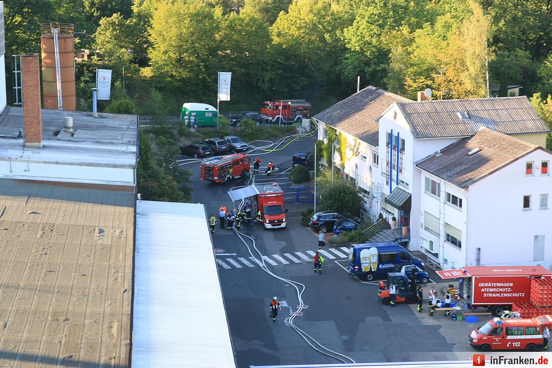 Brand bei der Brauerei Kaiserdom