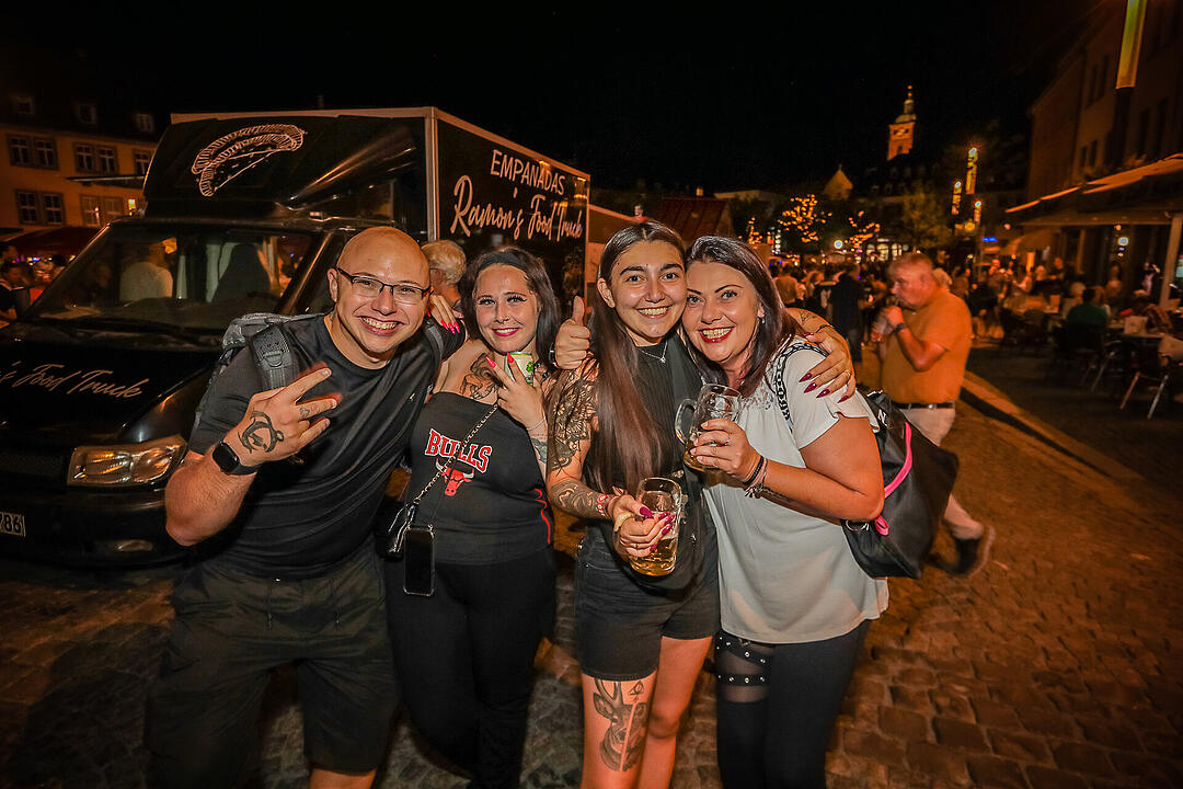 Beste Stimmung beim Stadtfest in Schweinfurt.