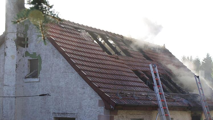 Brandeinsatz in Wildenberg. Foto: Marco Meißner