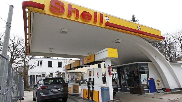 Diese Tankstelle in Nürnberg steht unter Denkmalschutz.