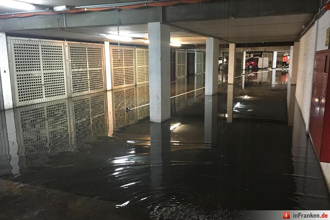 Vollgelaufene Keller in Nürnberg
