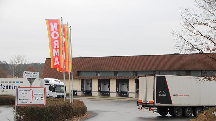 Das Norma-Zentrallager in Röttenbach. Hier soll künftig rund um die Uhr Ladetätigkeit gestattet sein. Andreas Dorsch