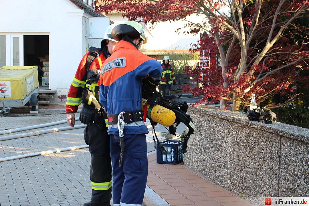 Dachstuhlbrand in Röthenbach an der Pegnitz