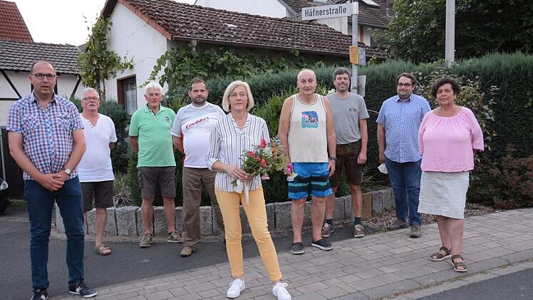 Der neugewählte Vorstand des Diebacher Vereins für Gartenbau und Heimatpflege.