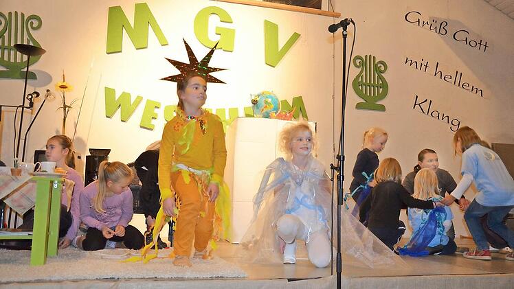 Der Kinderchor Westolinos feierte gelungene Premiere mit dem Kidnermusical "Die Erde hat Fieber". Fotos: Jana Keul