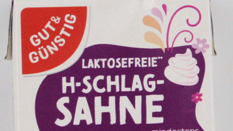 Deutsche Milchkontor GmbH ruft laktosefreie Schlagsahne zurück