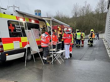Brand am Klinikum Kitzinger Land ausgebrochen