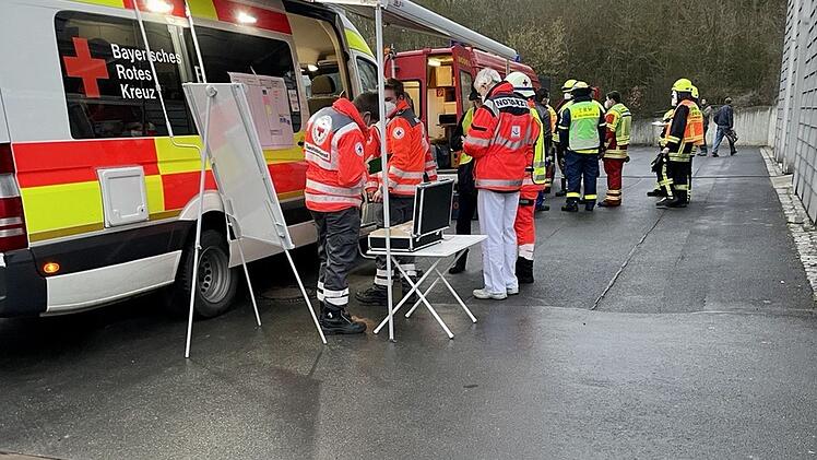 Brand am Klinikum Kitzinger Land ausgebrochen
