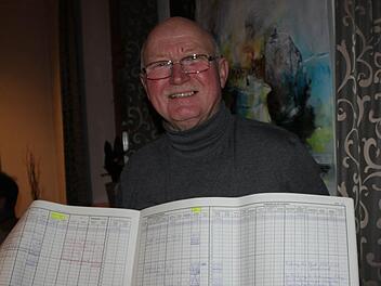 Ein akkurat geführtes Kassenbuch konnte Hans Bartz 26 Jahre lang als Kassier präsentieren. Nun gibt er das Amt ab. Fotos: Nathalie Zapf