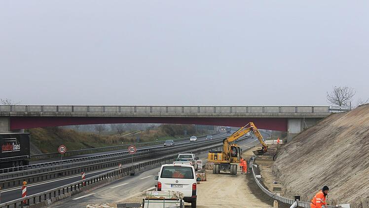 Die neue Rampe auf die A 73 in Richtung Suhl Foto: Dominic Buckreus