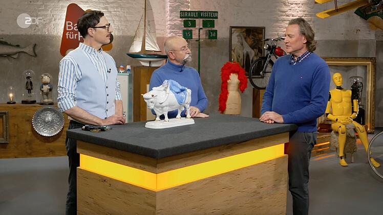 Andreas aus Arlesheim in der Schweiz brachte eine Porzellanplastik mit in die Sendung.