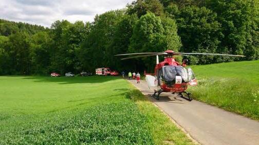Die Einsatzkräfte bei Muggendorf