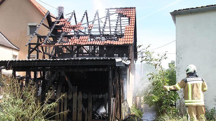 Großbrand in Hutschdorf Foto: Andreas Schmitt
