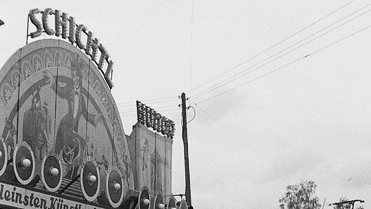 Auf dem Festplatz (1952). Foto: Stadtarchiv Kronach