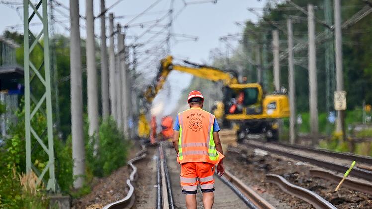 Bauarbeiten bei der Bahn