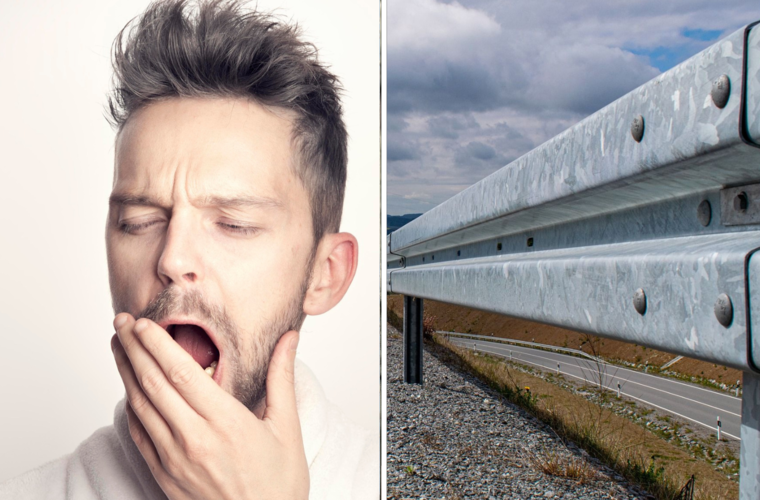 A9 bei Gefrees: "Wie Alkohol und Drogen" - Übermüdeter 21-Jähriger kracht in Leitplanke - Hoher Sachschaden