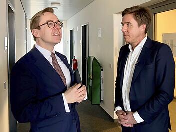 Journalist Markus Feldenkirchen (rechts) traf CDU-Politiker Philipp Amthor f&uuml;r seine "Konfrontation"-Reihe.