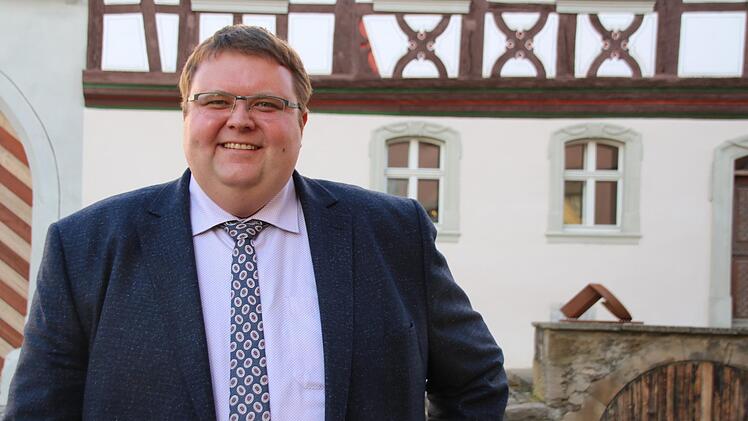 Andreas Trägner will Bürgermeister von Münnerstadt werden.  Foto: Heike Beudert
