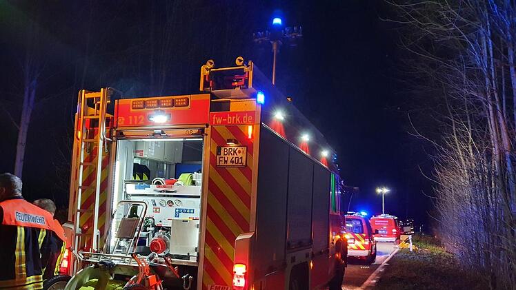 Die Feuerwehr Bad Brückenau war bei beiden Unfällen im Einsatz.