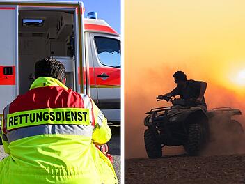 Angetrunkener Quad-Fahrer bleibt im Kreis Nürnberger Land in Zaun hängen