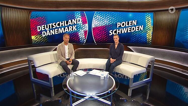 So sieht ein "fröhliches Willkommen" im Ersten aus: Claus Lufen, Almuth Schult.