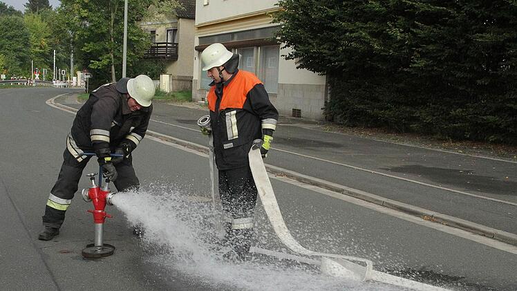 Kleine Panne - die jedoch innerhalb von Sekunden behoben war.