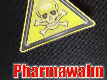 Das Cover des Thrillers "Pharmawahn" deutet schon auf die Geschichte hin, in der es um Leben und Tod geht. Foto: privat