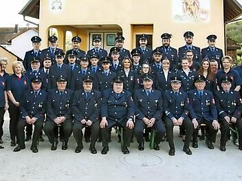 Die Jubelwehr aus Götzendorf  Foto: Mathias Erlwein