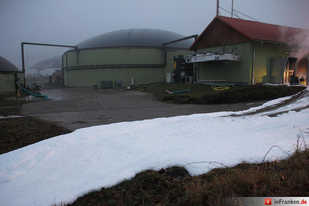 Biogasanlage brennt im Kreis Haßberge: 17 Häuser nun ohne Heizung
