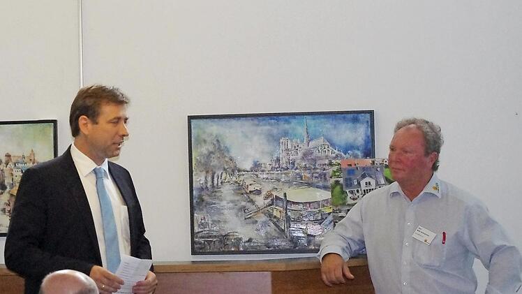 Auch Landrat Hermann Ulm (l.) informierte sich vor Ort.  Foto: privat