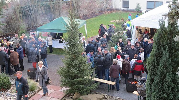 Blick auf den Markt im Museumshof.