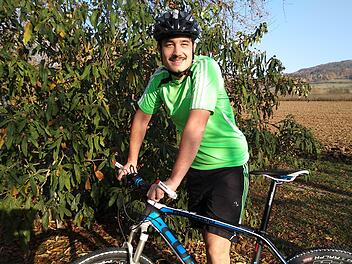 Begeisterter Radfahrer: Sebastian Rauh Foto: privat